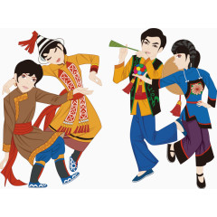 少数民族舞蹈衣服