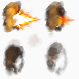 爆破效果