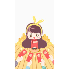 可爱女孩