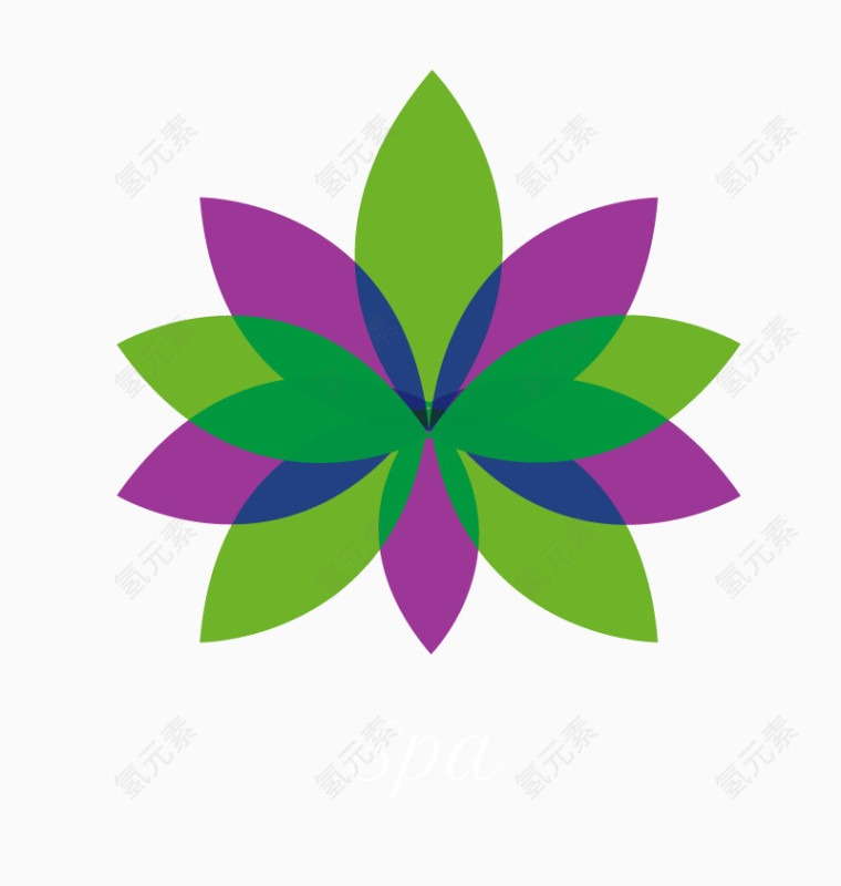 矢量花瓣LOGO