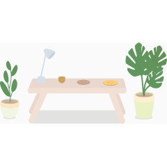 矢量图一张桌子