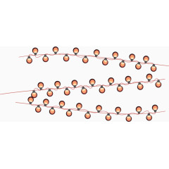朦胧唯美灯光矢量素材