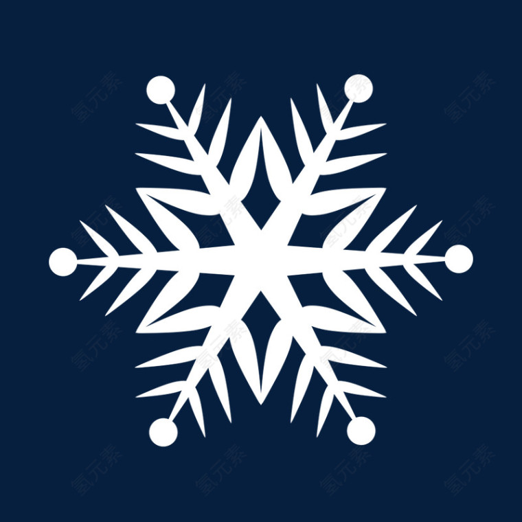 雪花 白色