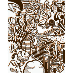 黑色故事插画