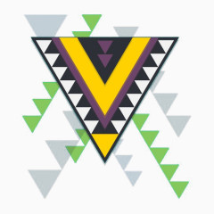 矢量三角形图案