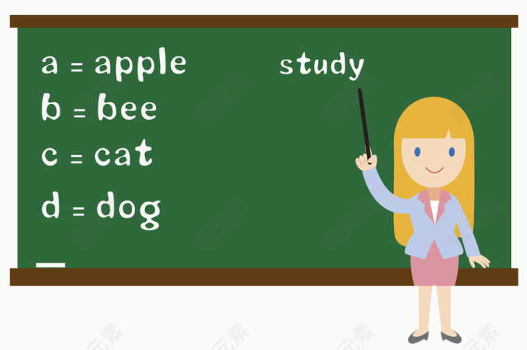 课堂上的女教师