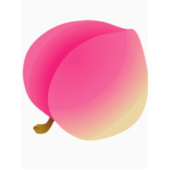 寿桃矢量图
