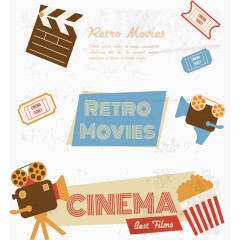 复古电影院宣传海报