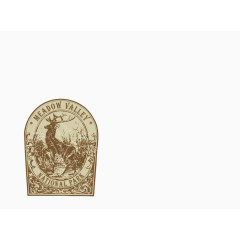 驯鹿标牌户外探险外套勋章衣标服装设计