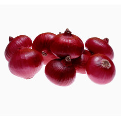 一堆紫色的洋葱