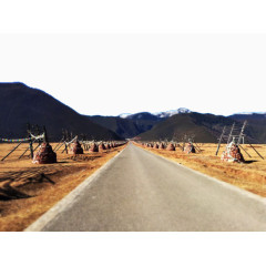 通往西藏的马路