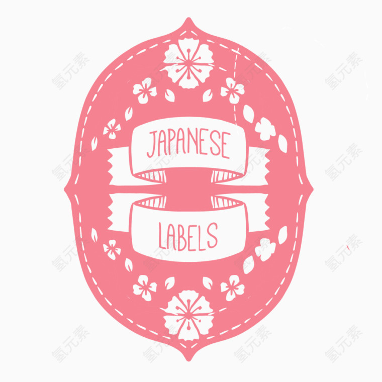 花卉标签白色