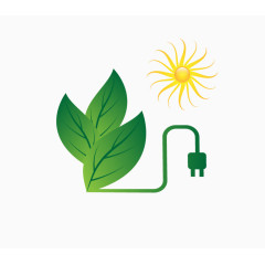 绿色节能矢量图