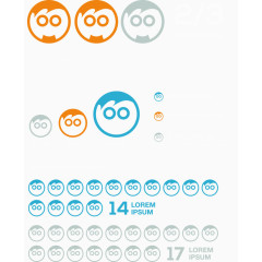 ai矢量PPT卡通图表