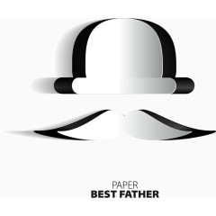 矢量父亲节贺卡素材