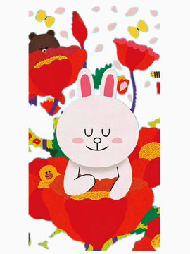 花瓣雨小兔子