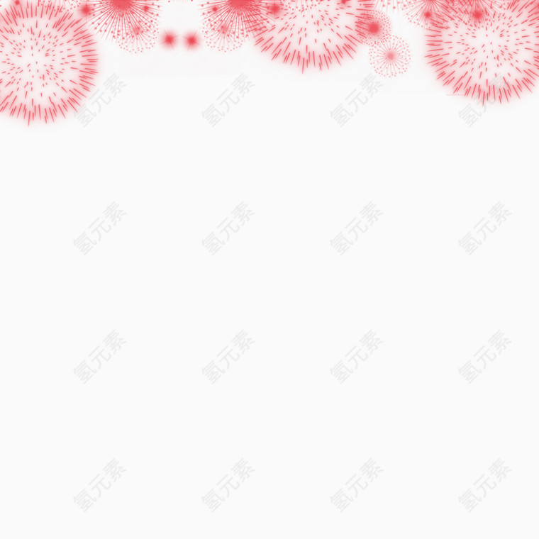 红色烟花