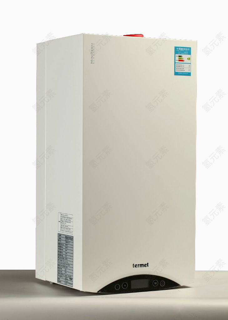 白色壁挂炉装饰