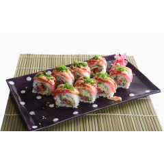 日本料理美味三文鱼寿司