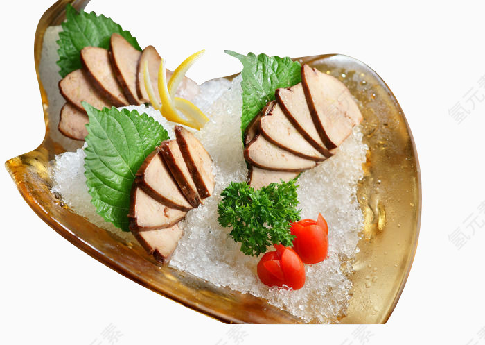 冰镇红酒鹅肝