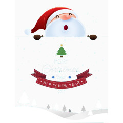 圣诞老人祝你2017新年快乐图片