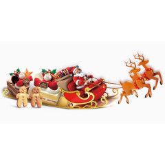 圣诞老人元素图案