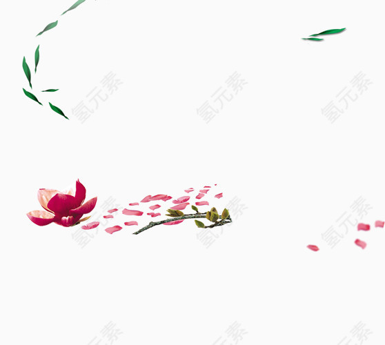 粉色花瓣