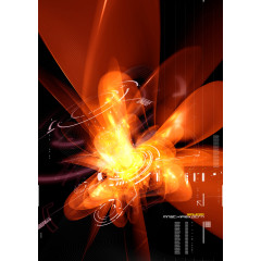 科技未来时尚的光束背景图