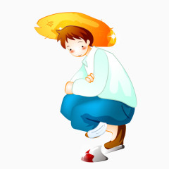 勤奋的劳动人民卡通图