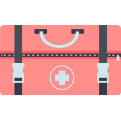 矢量扁平化医疗箱