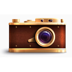 精美写实复古照相机