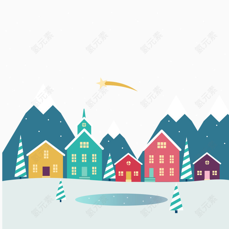 冬日雪景