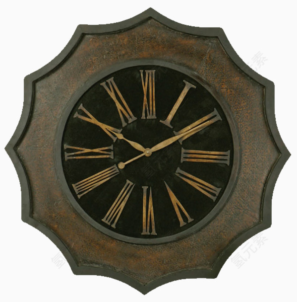 复古罗盘时钟