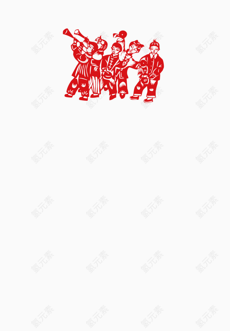 剪纸素材图片