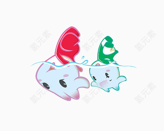 小羊游泳比赛