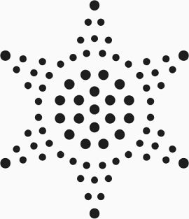 点线面构图底纹角花素材