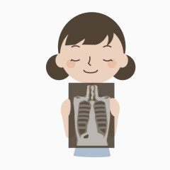 卡通内科胸透