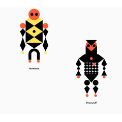 创意设计机器人图