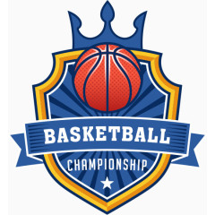 篮球冠军赛标志徽章