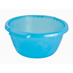 蓝色脸盆实物图