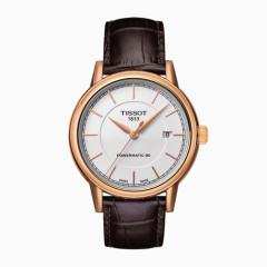 天梭卡森系列镀金手表