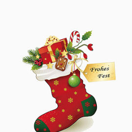 红色喜庆新年圣诞节礼物袜子