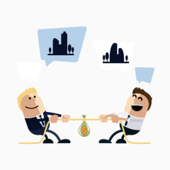 矢量商务理财素材