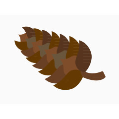 枯草秋天落叶卡通矢量素材