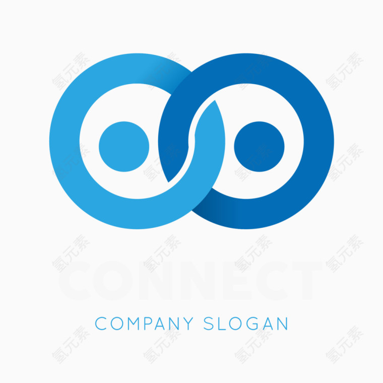 矢量图标LOGO链接传播