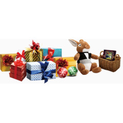 五彩缤纷的圣诞礼物