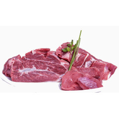 菜市场盘子里的肉高清免扣素材