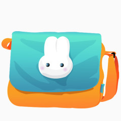 可爱小兔子书包