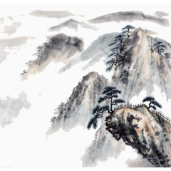 优美江南山水风景图