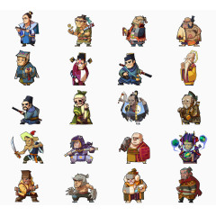 不同种类的小人物角色